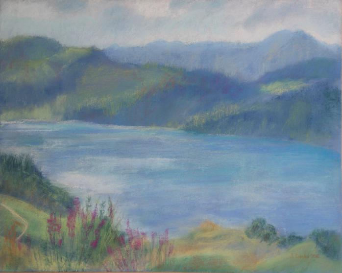 Lac de Roselend 2 - Jacqueline Dardel-Kormann - Cliquer pour afficher en grand