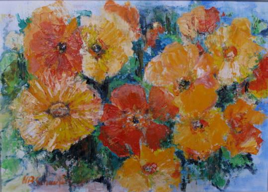 Symphonie orange - Hilde Schaufelberger