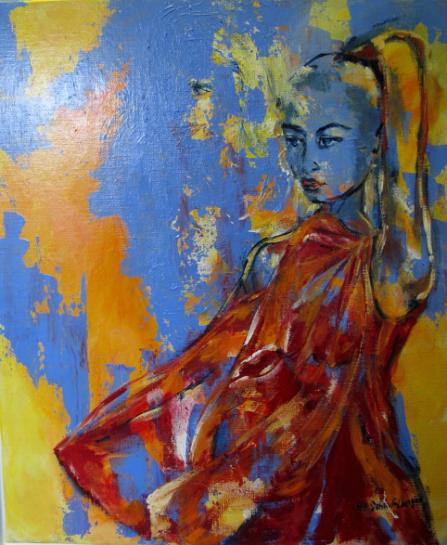 Visage bleu - Hilde Schaufelberger