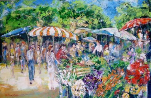 Marché en Provence - Hilde Schaufelberger