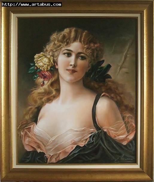 Jeune fille blonde  de VERNON - Jean-Jacques Briquet