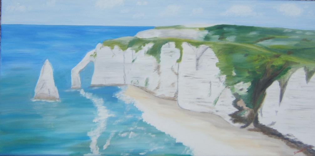 falaise d'Etretat - Isabelle Dhondt - Click to enlarge