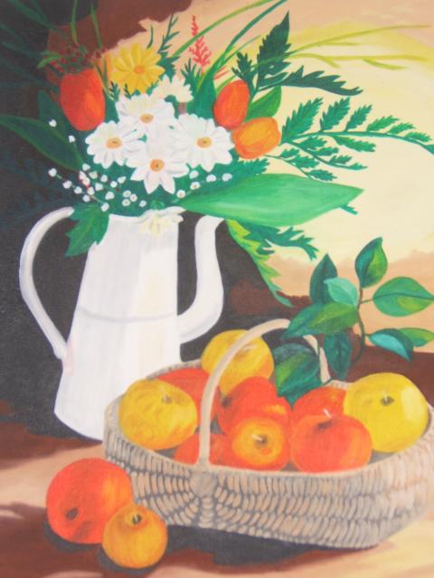 Panier de pommes - Isabelle Dhondt