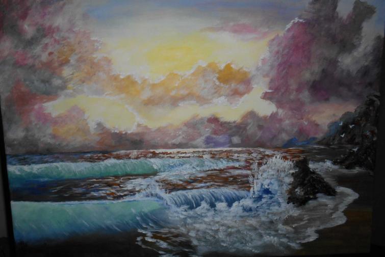 la vague - Isabelle Dhondt - Click to enlarge