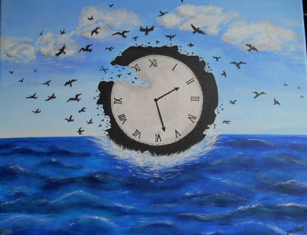 le temps s'envole - Isabelle Dhondt - Click to enlarge