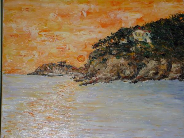 Couché de soleil La Redonne - Georges Ruault - Cliquer pour afficher en grand
