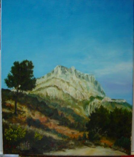 Sainte Victoire au Printemps - Georges Ruault