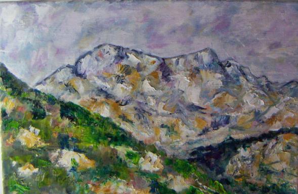 Ste Victoire soir d'orage - Georges Ruault - Click to enlarge
