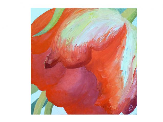Zoom floral 3 - Geneviève Duchâteau - Cliquer pour afficher en grand