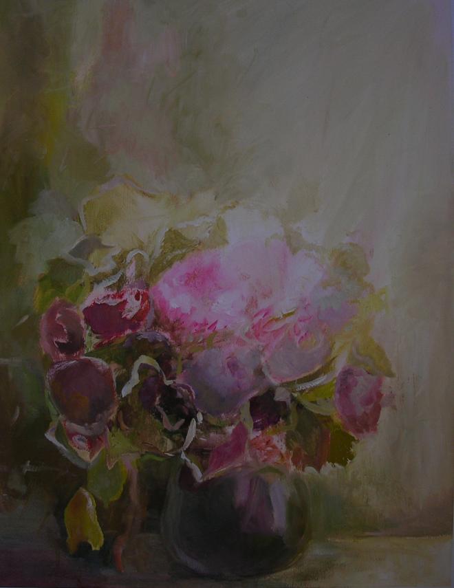 Roses de septembre - Colette Levie - Cliquer pour afficher en grand