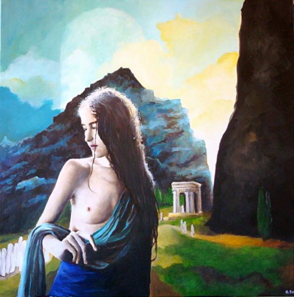 la montagne bleue - Guy Baron - Cliquer pour afficher en grand
