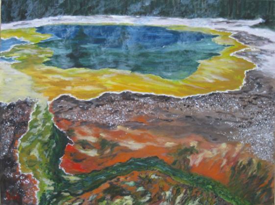 Grand Prismatic Spring - Binh Pham