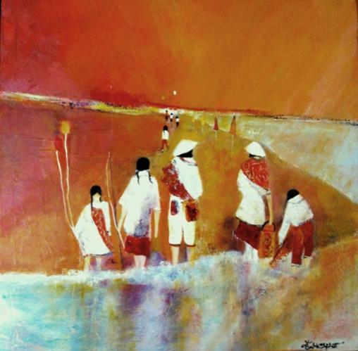 le retour de plage - Chantal  Longeon