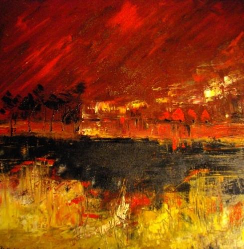 Soleil rouge - Chantal  Longeon