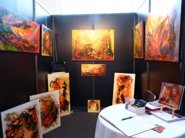 Mon stand à l'Espace Cardin - Dalia Fijalkow - Cliquer pour afficher en grand