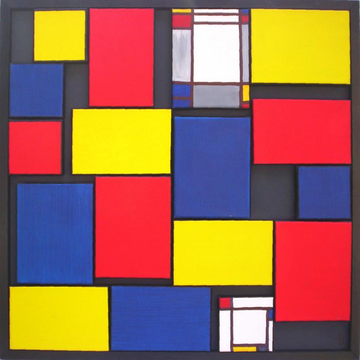 Mondriage - Alexandra D. - Cliquer pour afficher en grand