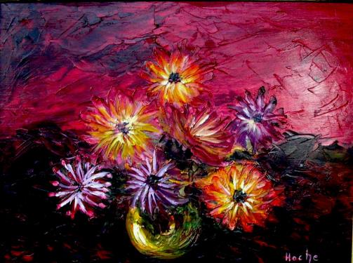 Dahlias - Huguette Hoche