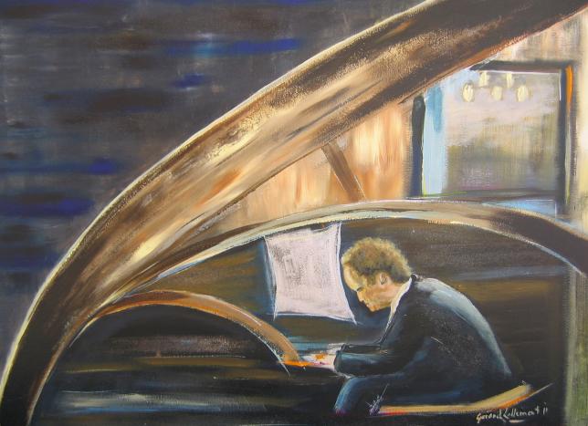 Le pianiste - Gérard Lallement - Cliquer pour afficher en grand