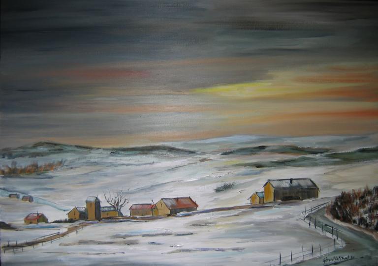 Soleil d hiver - Gérard Lallement - Cliquer pour afficher en grand