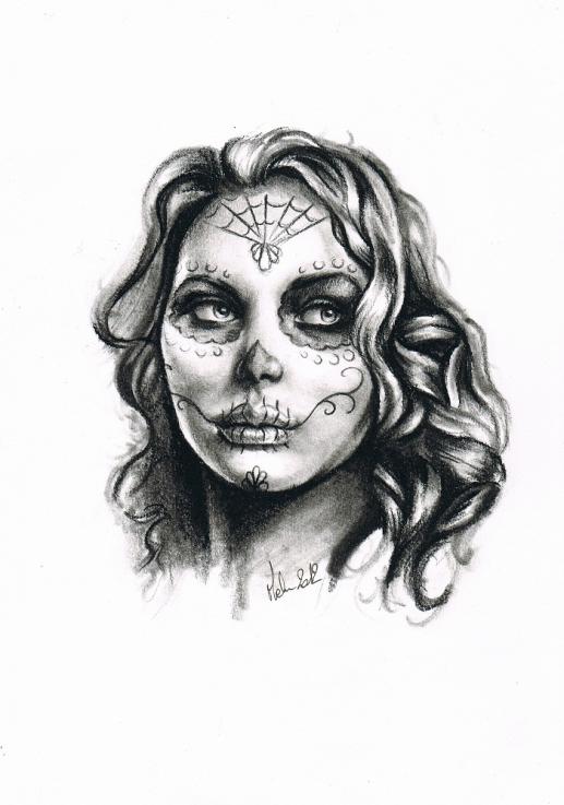 portrait de calavera - Mélanie Paris