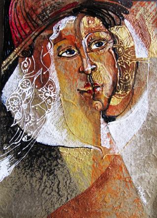 Une femme rêveuse - Heghiné Hovanesian