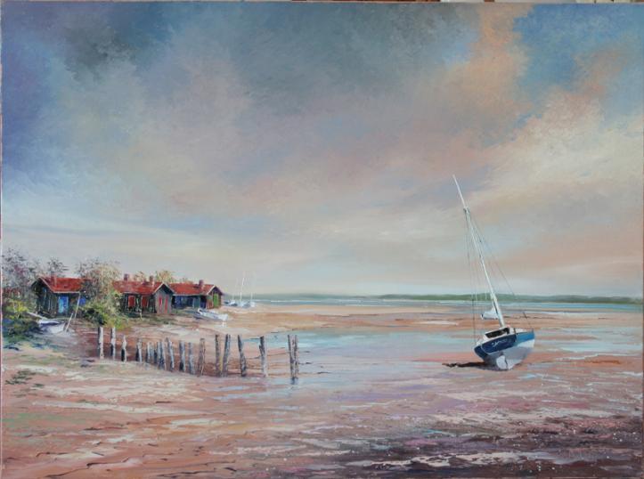Les baraques de pêcheurs - Jacques Majos - Click to enlarge