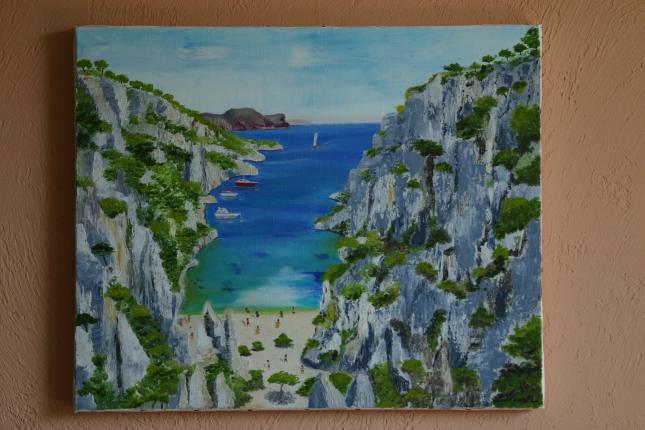 calanques de cassis - Mireille Lubrano - Cliquer pour afficher en grand