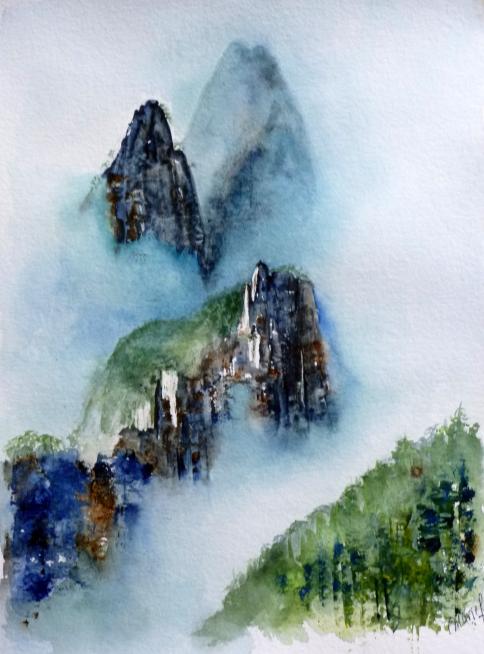 huang shan - Marie-Françoise Vigreux