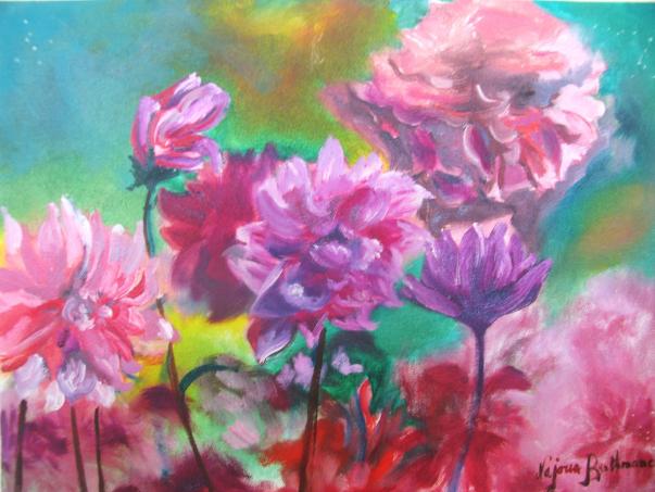 Flowers of life - Najoua Antar Benothmane - Click to enlarge
