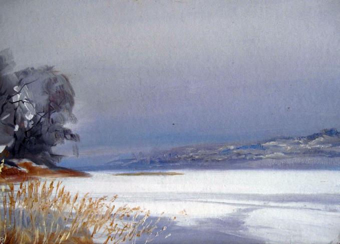Blue and White - Alexander Panfilov - Click to enlarge
