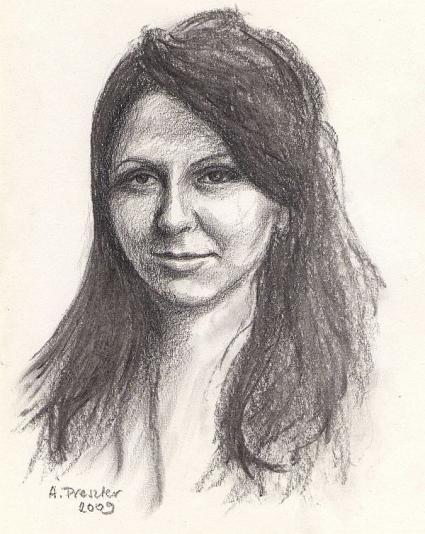 Woman's portrait - Agnes Preszler