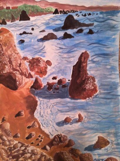 Rocky Shore - Lisa Rey