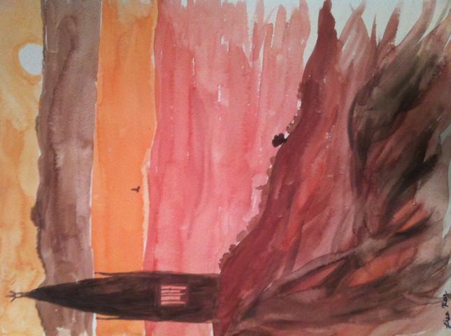 Shadow of a Hill - Lisa Rey - Click to enlarge