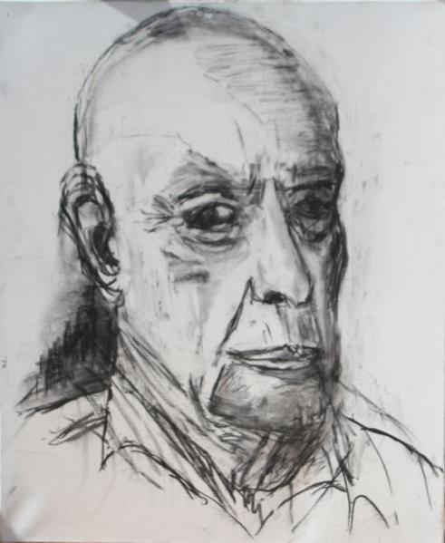 Autoportrait au fusain #4764 - Javil