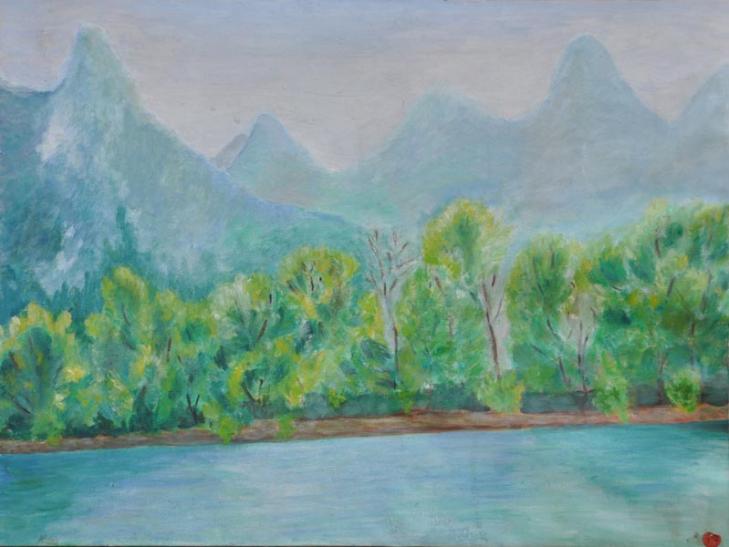 Rivière Li, Guilin #1363 - Javil - Cliquer pour afficher en grand