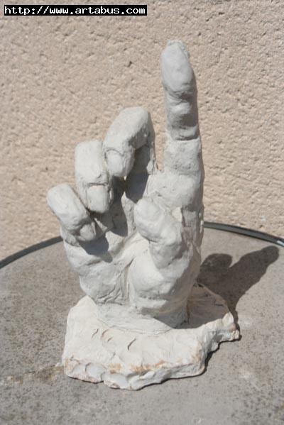 La main de l'artiste - Javil