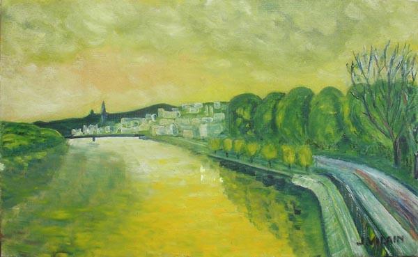 La Seine au Pont de Suresnes #005 - Javil - Cliquer pour afficher en grand
