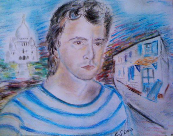 Chris à Montmartre - Christian Gérardin - Click to enlarge