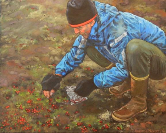 Picking Cranberries - Suzanne Paleczny - Click to enlarge