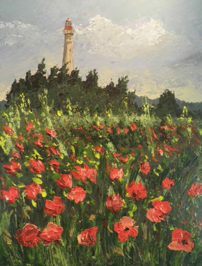 phare en fleurs - Hervé Rochoux