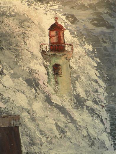 phare dans la tempête - Hervé Rochoux