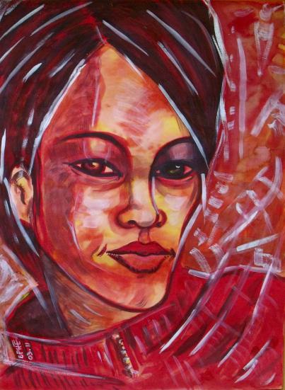 Jeune fille Khmer - Ophélie Bonheme
