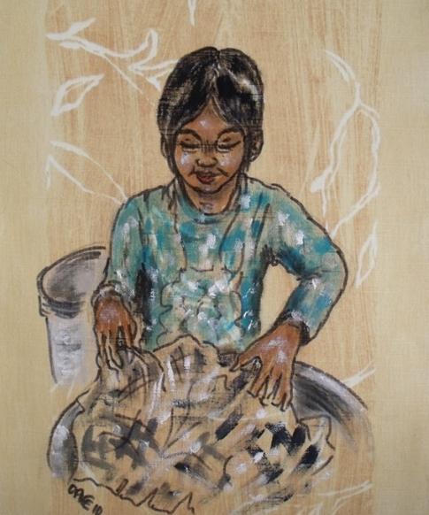 lessiveuse - Ophélie Bonheme