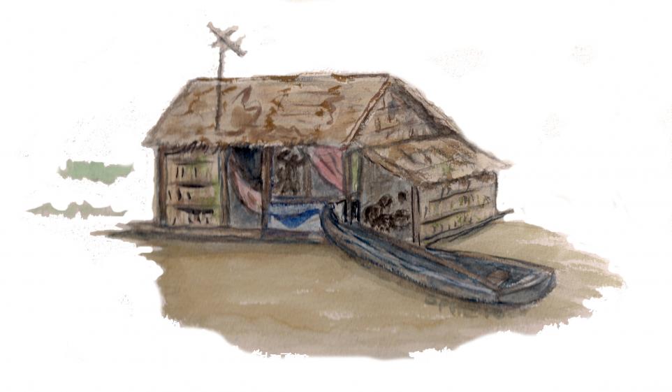 houseboat - Ophélie Bonheme - Cliquer pour afficher en grand