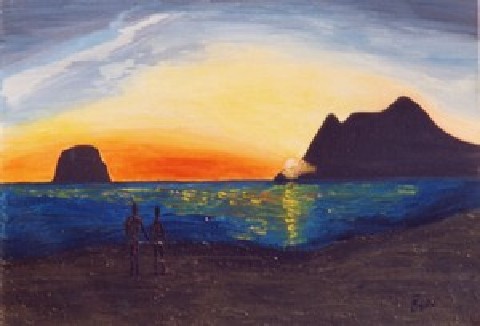 Le Soleil couchant - Vickx
