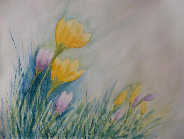 Crocus de printemps - Elisabeth Tiel - Click to enlarge