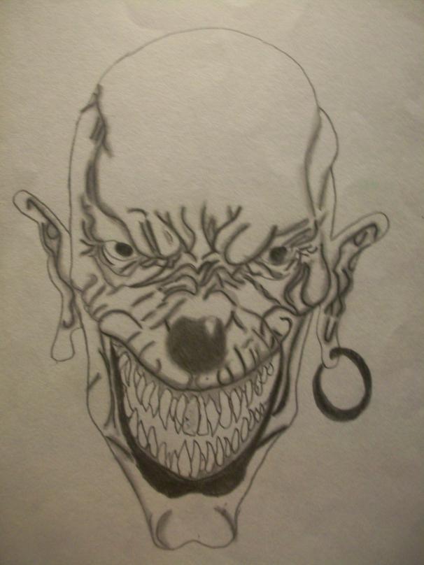 Creepy Clown by masterxeno on DeviantArt | Scary drawings, Creepy drawings,  Cartoon drawings