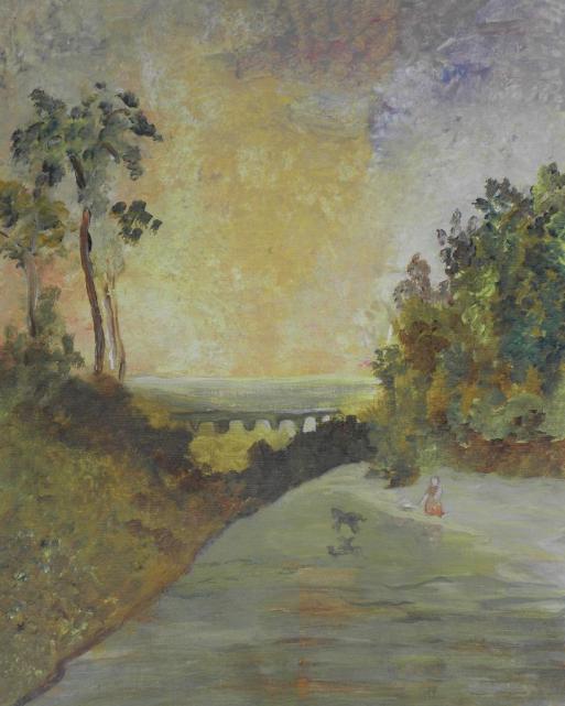 ciel jaune et violet - Denise Geneviève Levi Valensi