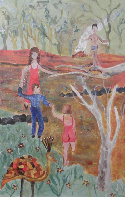 enfants au paon - Denise Geneviève Levi Valensi