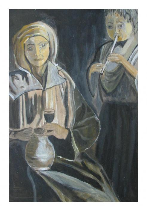 femme au pichet - Denise Geneviève Levi Valensi